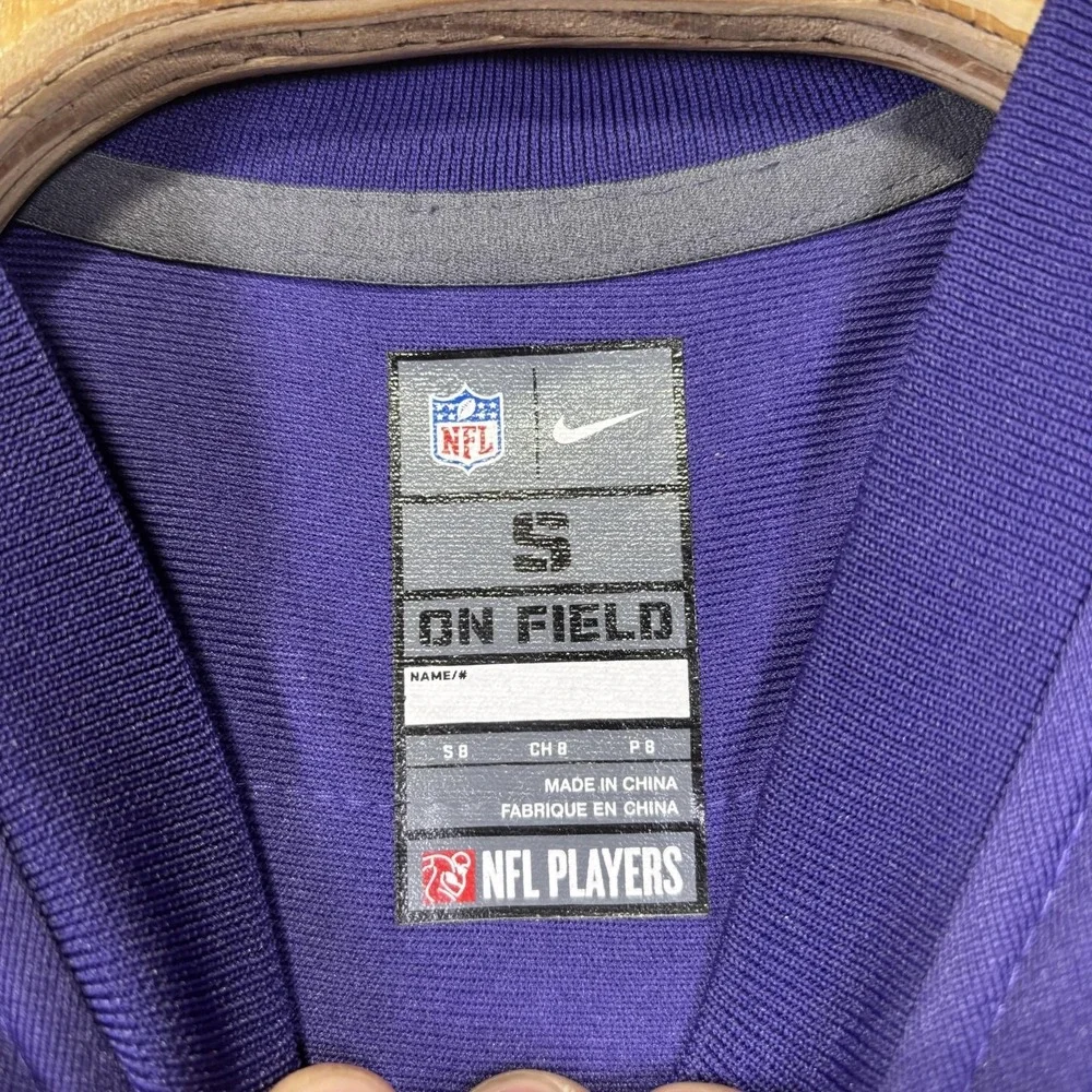 Baltimore Ravens Jersey Boys Small Purple NFL Football Nike CJ Mosley 57